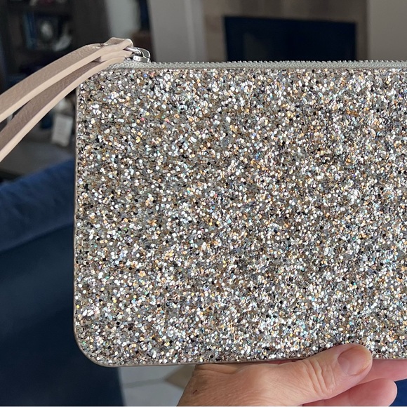 Old Navy Handbags - Old Navy Wristlet, Sparkling crystals of Silver, Gold , Rose Gold & Black